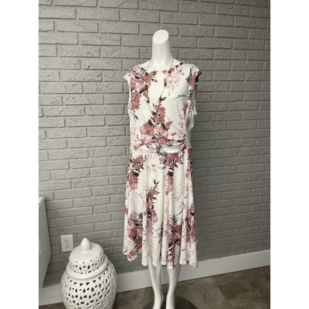 Bedford Fair Floral Shift Dress Size 14P